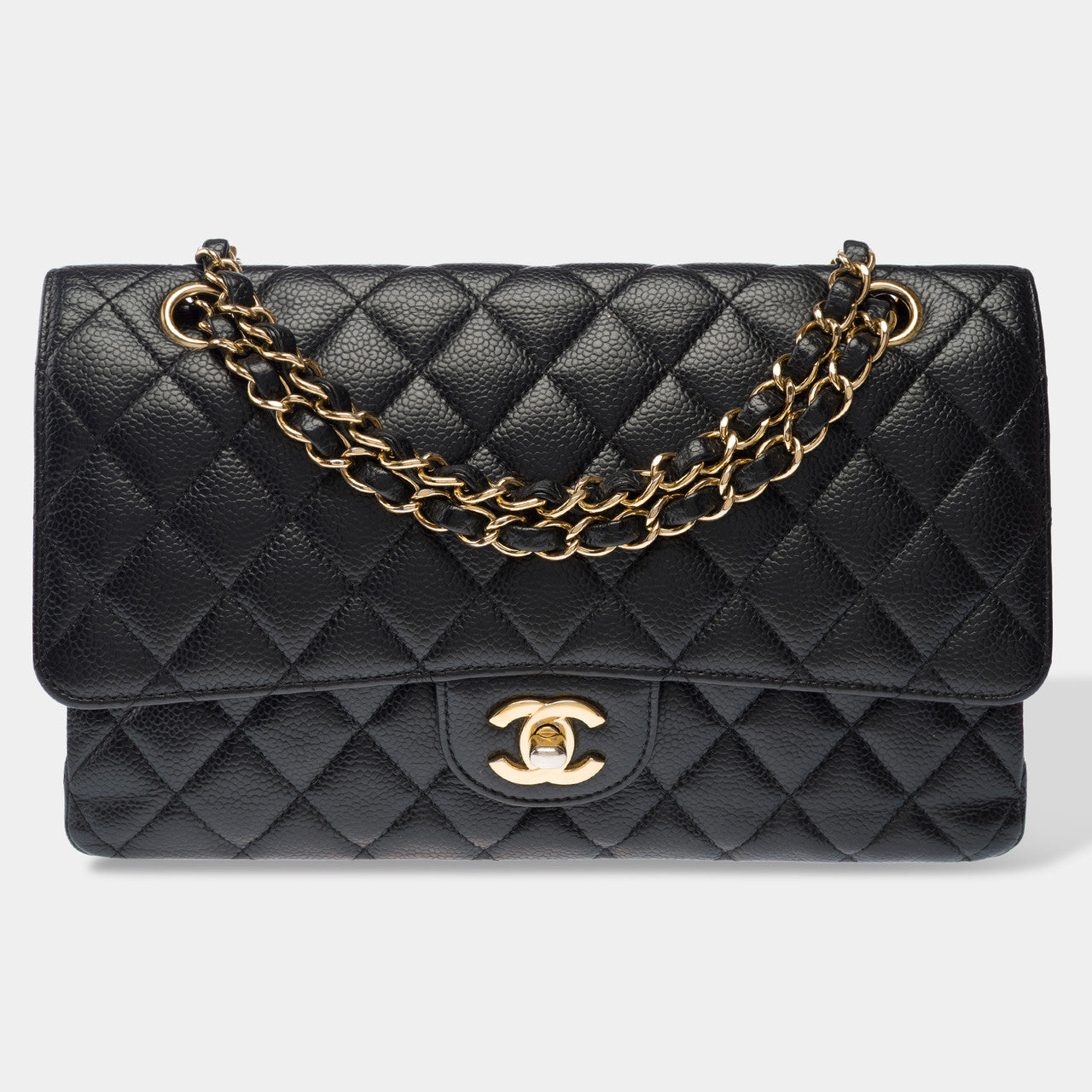 Sac CHANEL Timeless/Classique en Cuir Noir - 103059