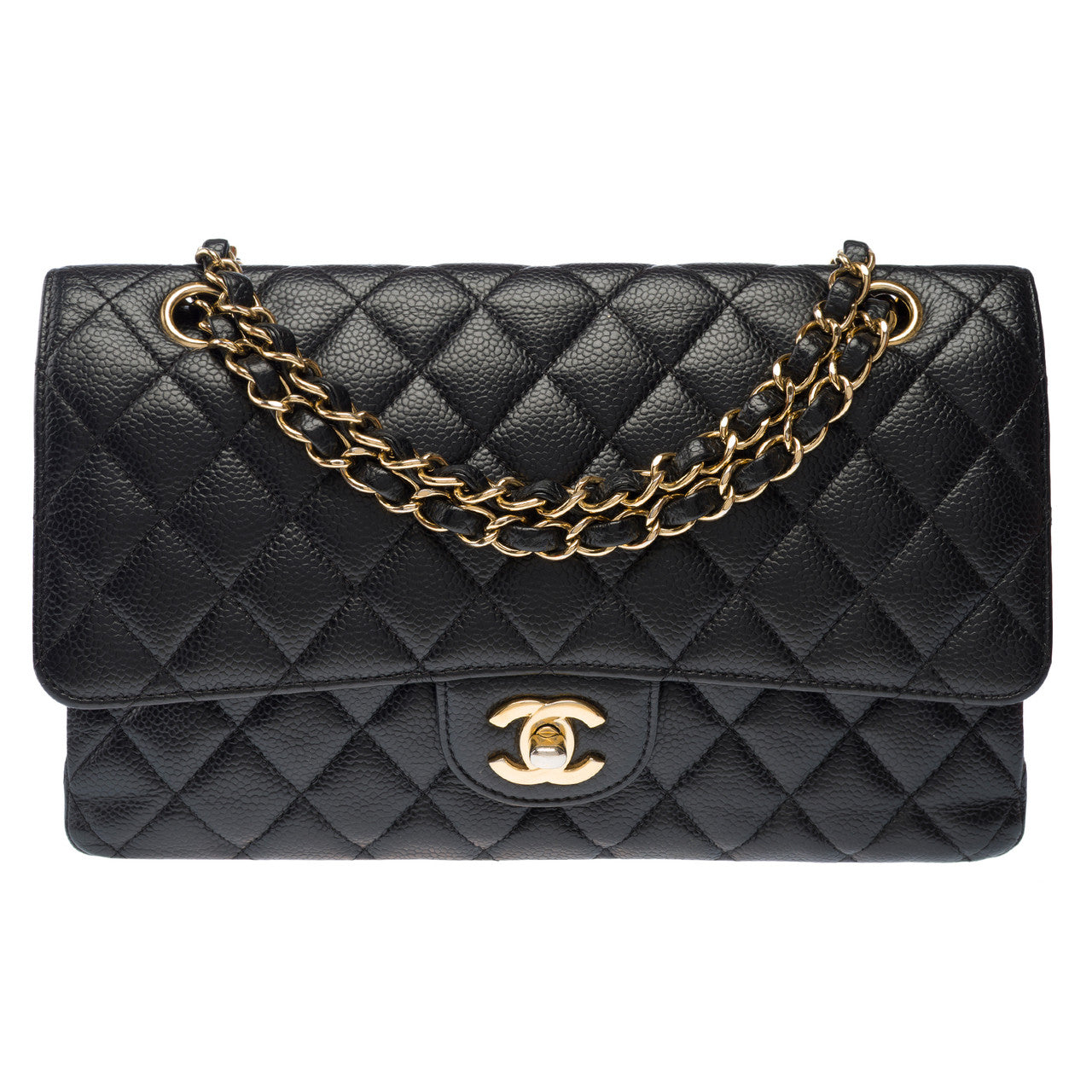 Sac CHANEL Timeless/Classique en Cuir Noir - 103059