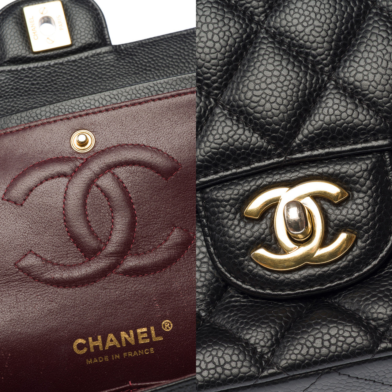 Sac CHANEL Timeless/Classique en Cuir Noir - 103059