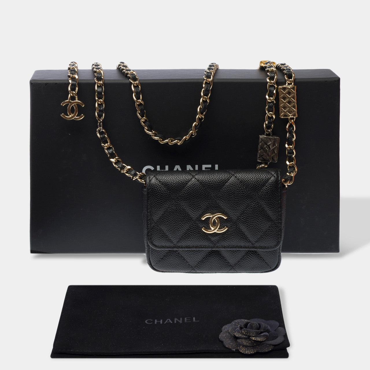 Sac CHANEL Timeless/Classique en Cuir Noir - 103080