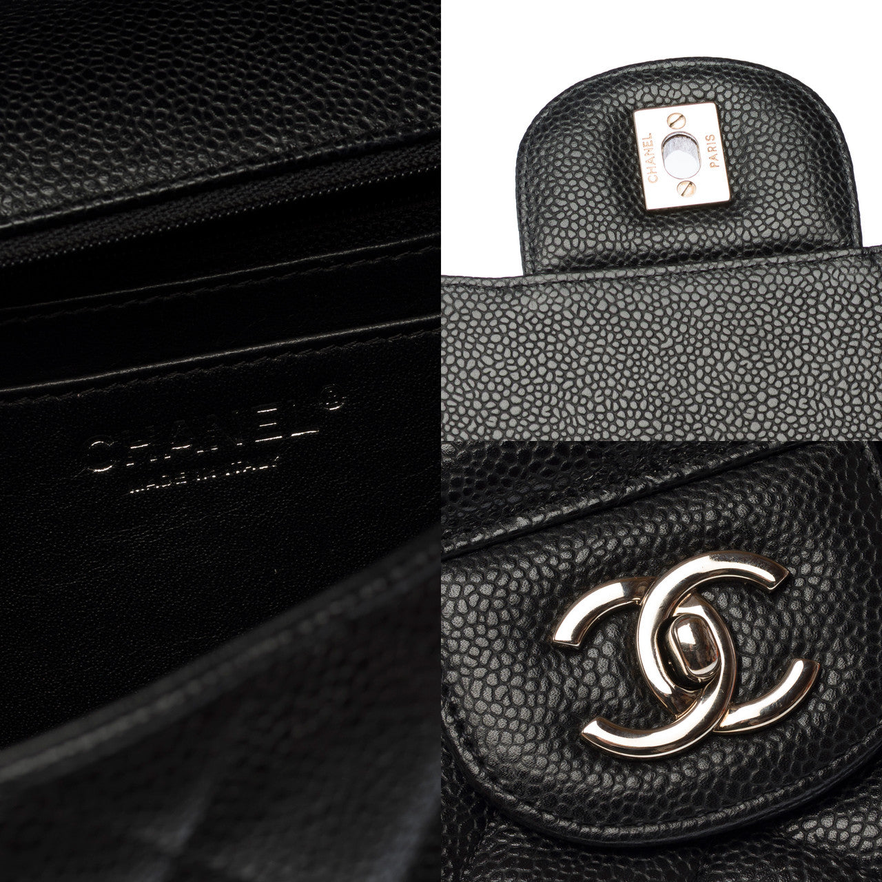 Sac CHANEL Timeless/Classique en Cuir Noir - 103060