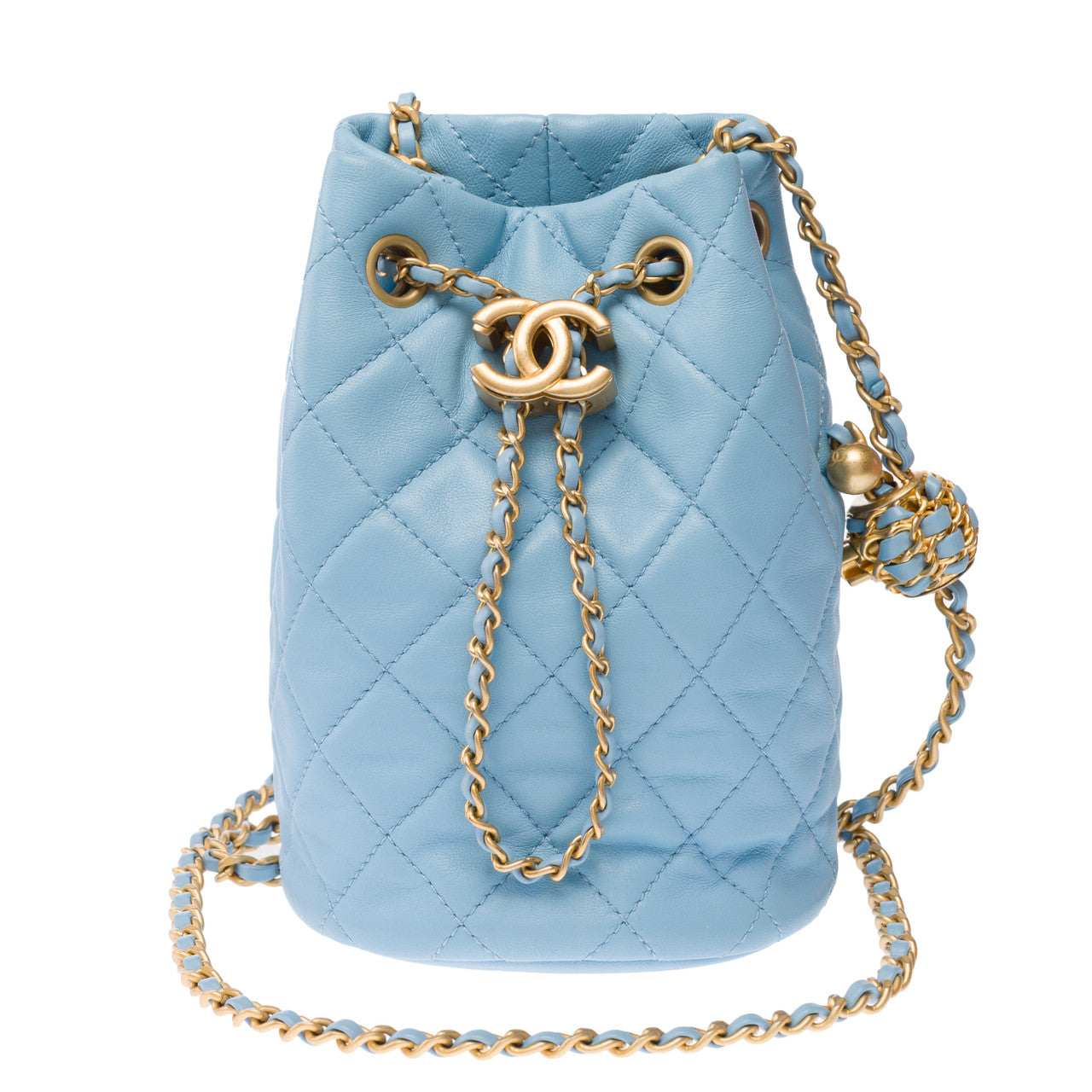 Sac CHANEL en Cuir Bleu - 103061