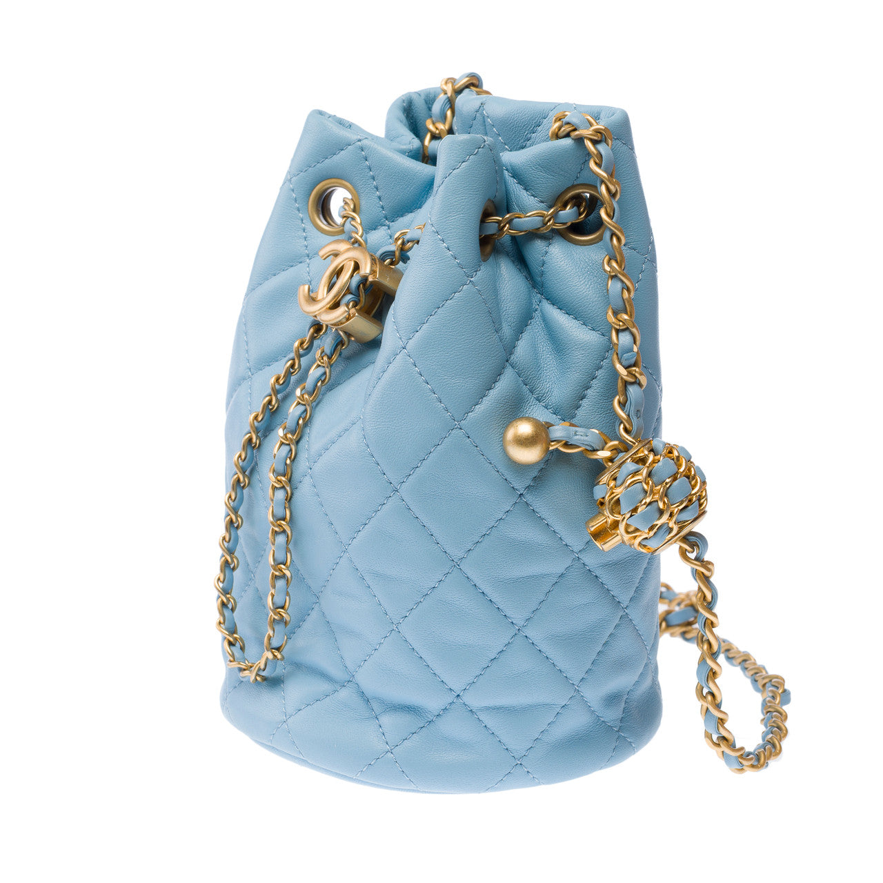 Sac CHANEL en Cuir Bleu - 103061