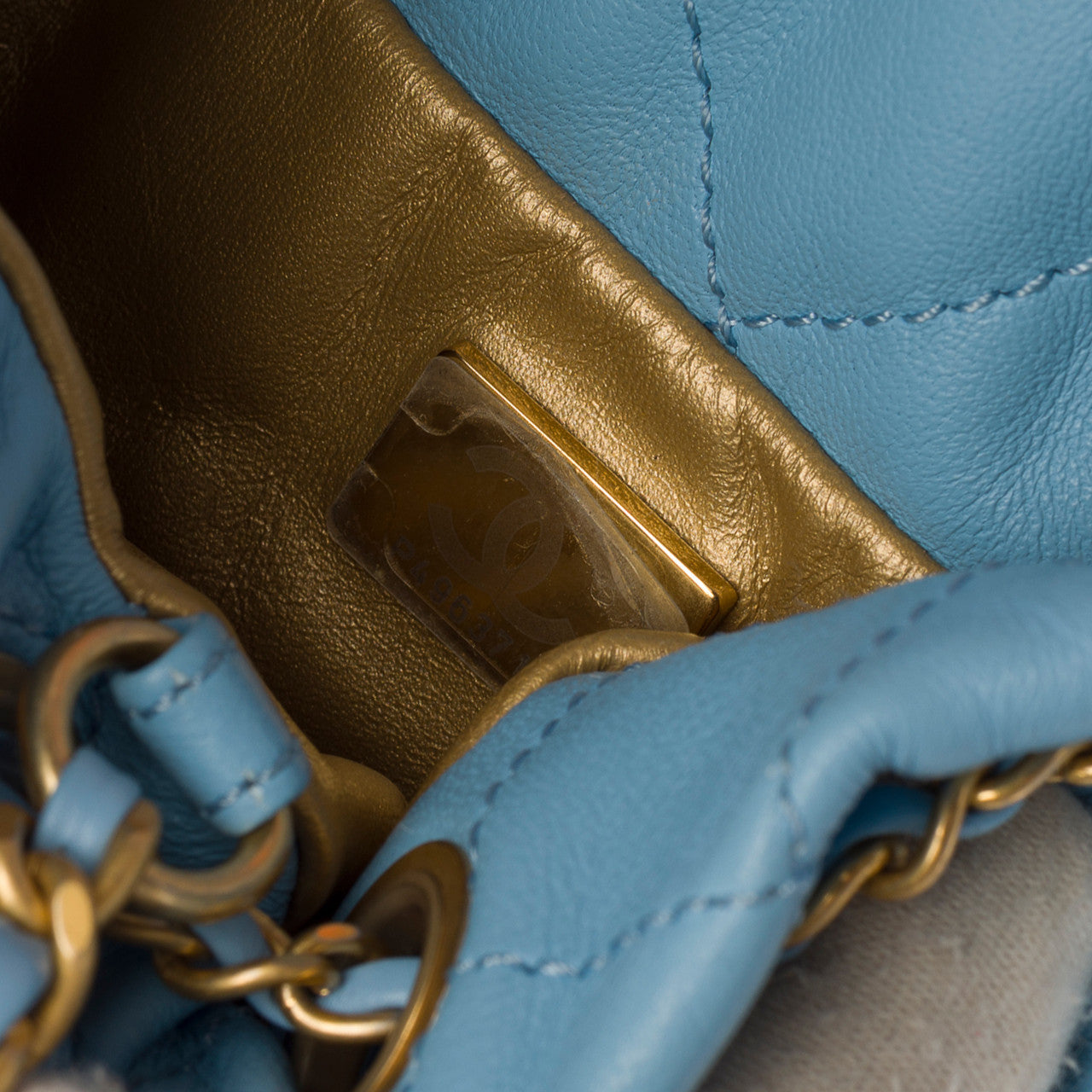 Sac CHANEL en Cuir Bleu - 103061