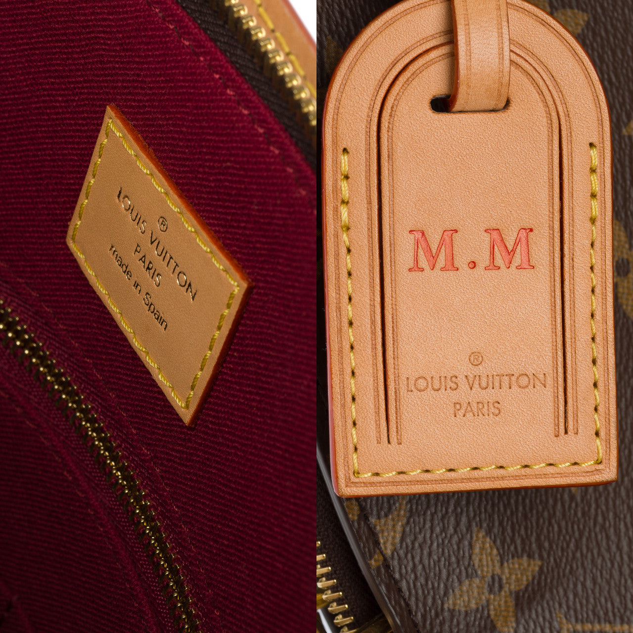 Sac LOUIS VUITTON Pallas en Toile Marron - 103075