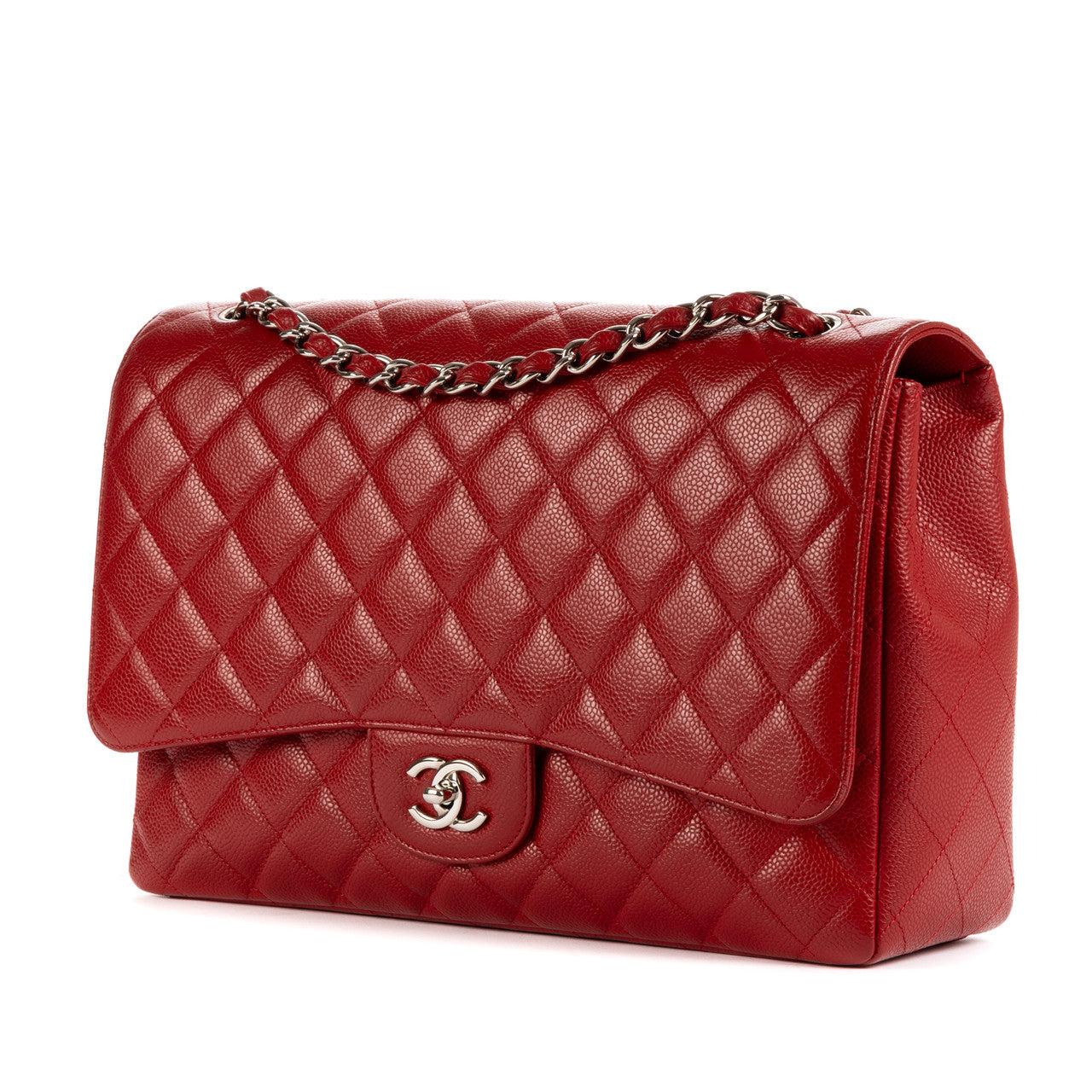 Sac CHANEL Timeless/Classique en Cuir Rouge - 103026