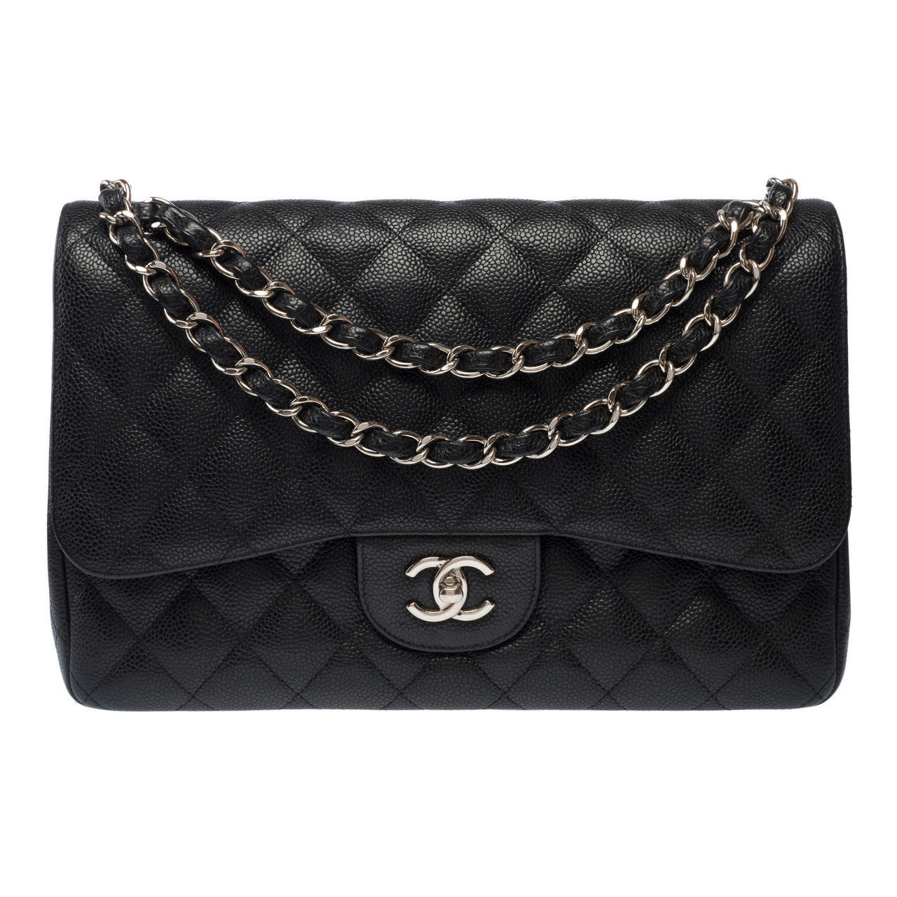 Sac CHANEL Timeless/Classique en Cuir Noir - 103047