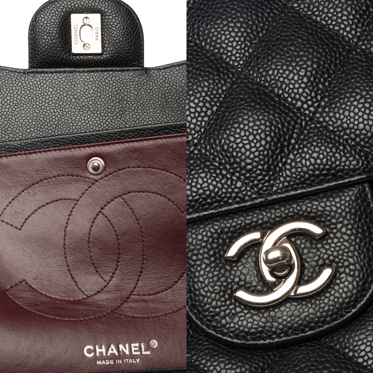 Sac CHANEL Timeless/Classique en Cuir Noir - 103047