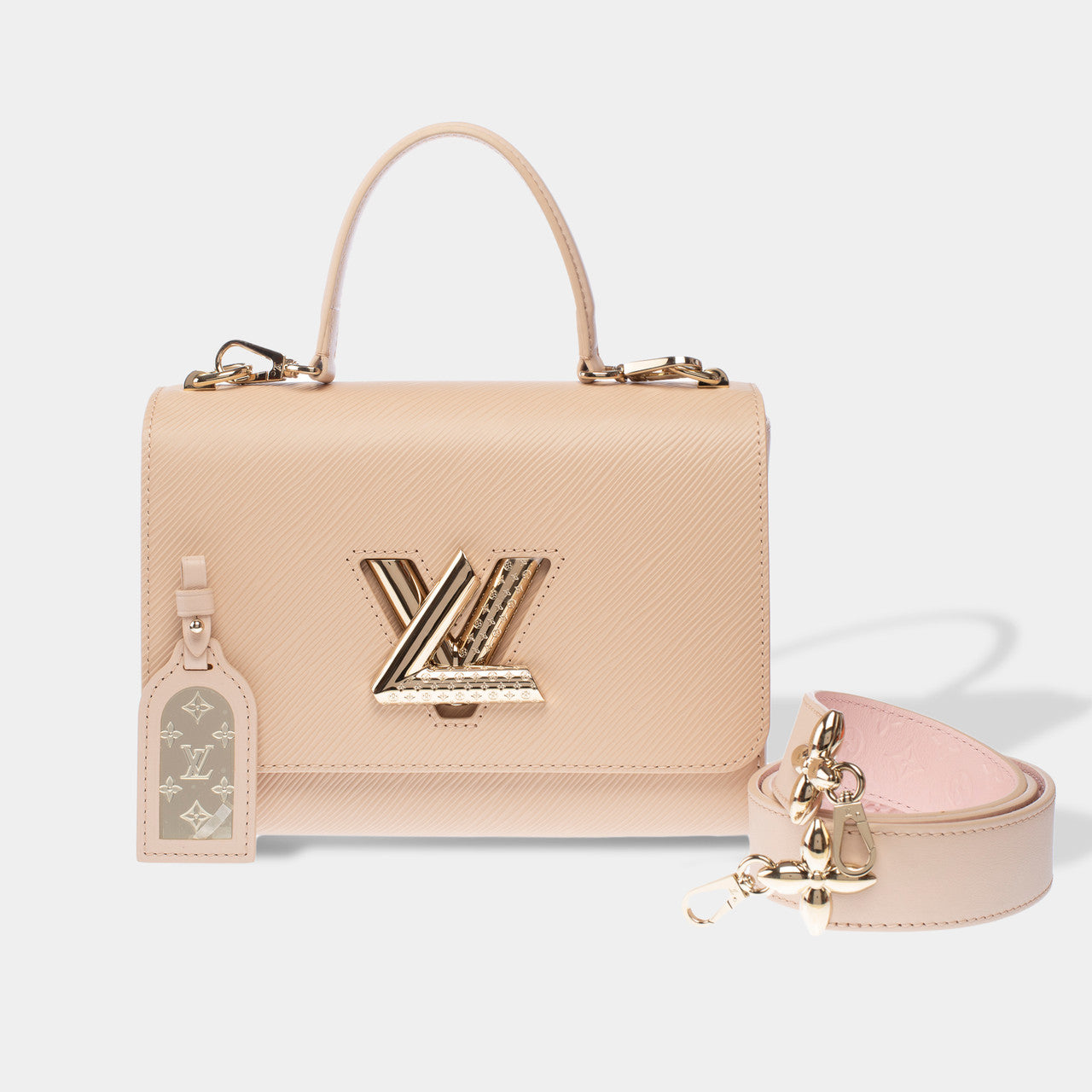 Sac LOUIS VUITTON Twist en Cuir Beige - 103101