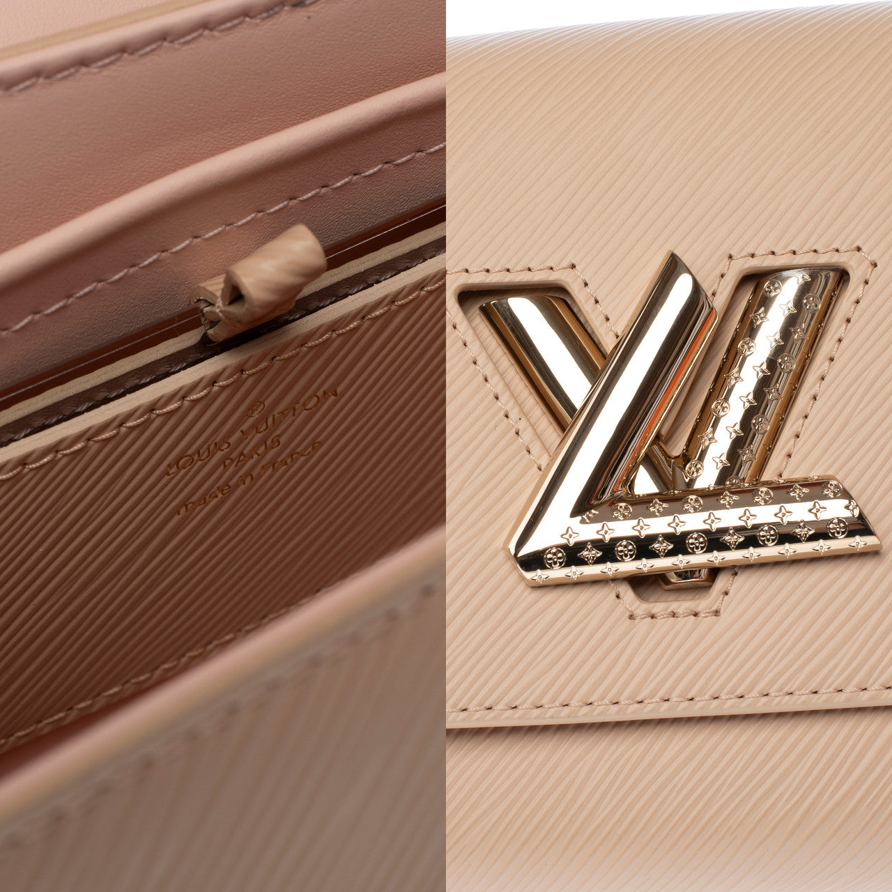 Sac LOUIS VUITTON Twist en Cuir Beige - 103101