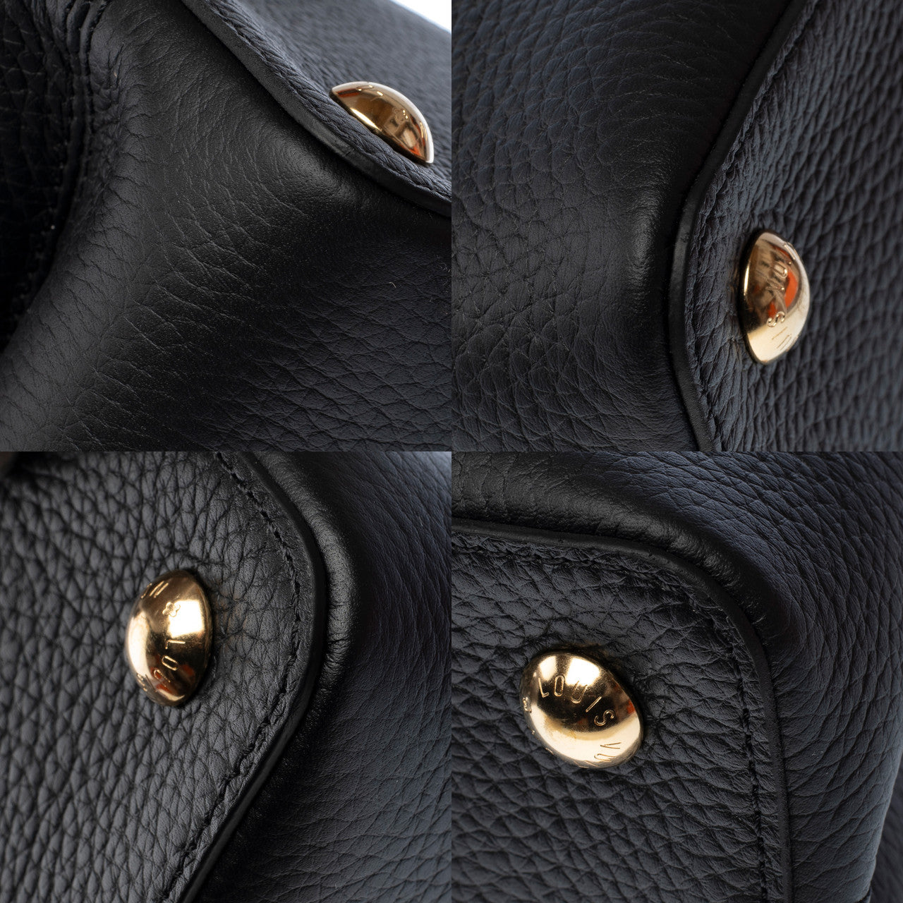 Sac LOUIS VUITTON Capucines en Cuir Noir - 103103