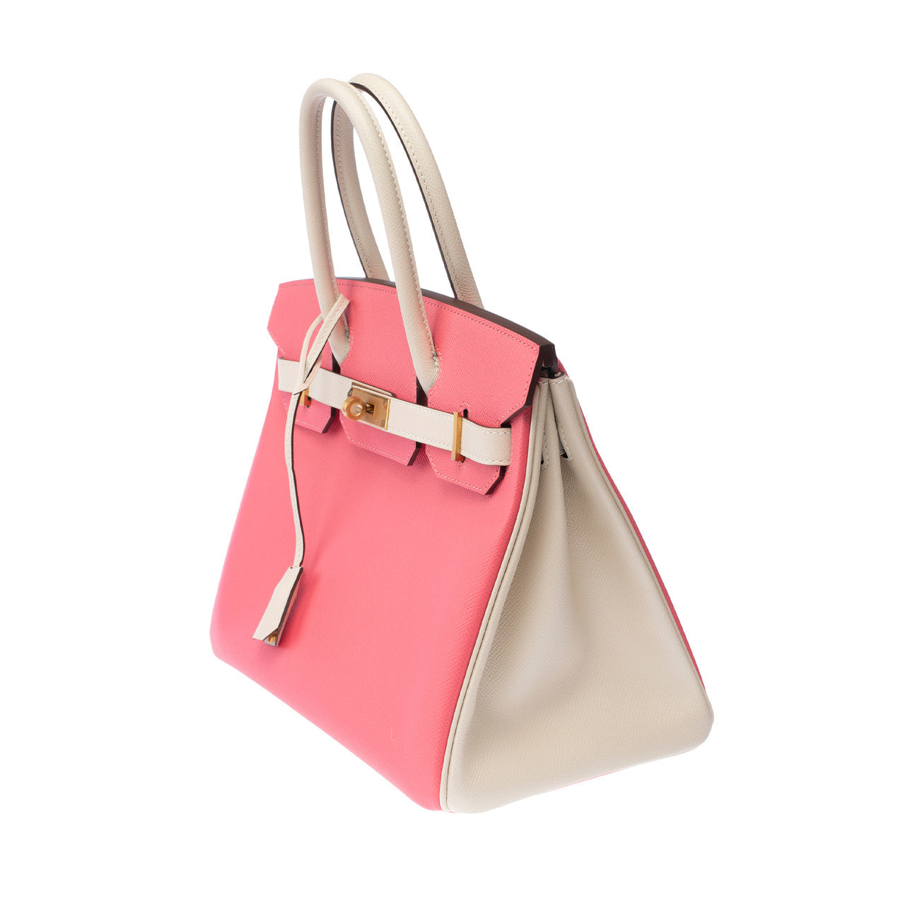Sac HERMES Birkin 30 en Cuir Rose - 103106