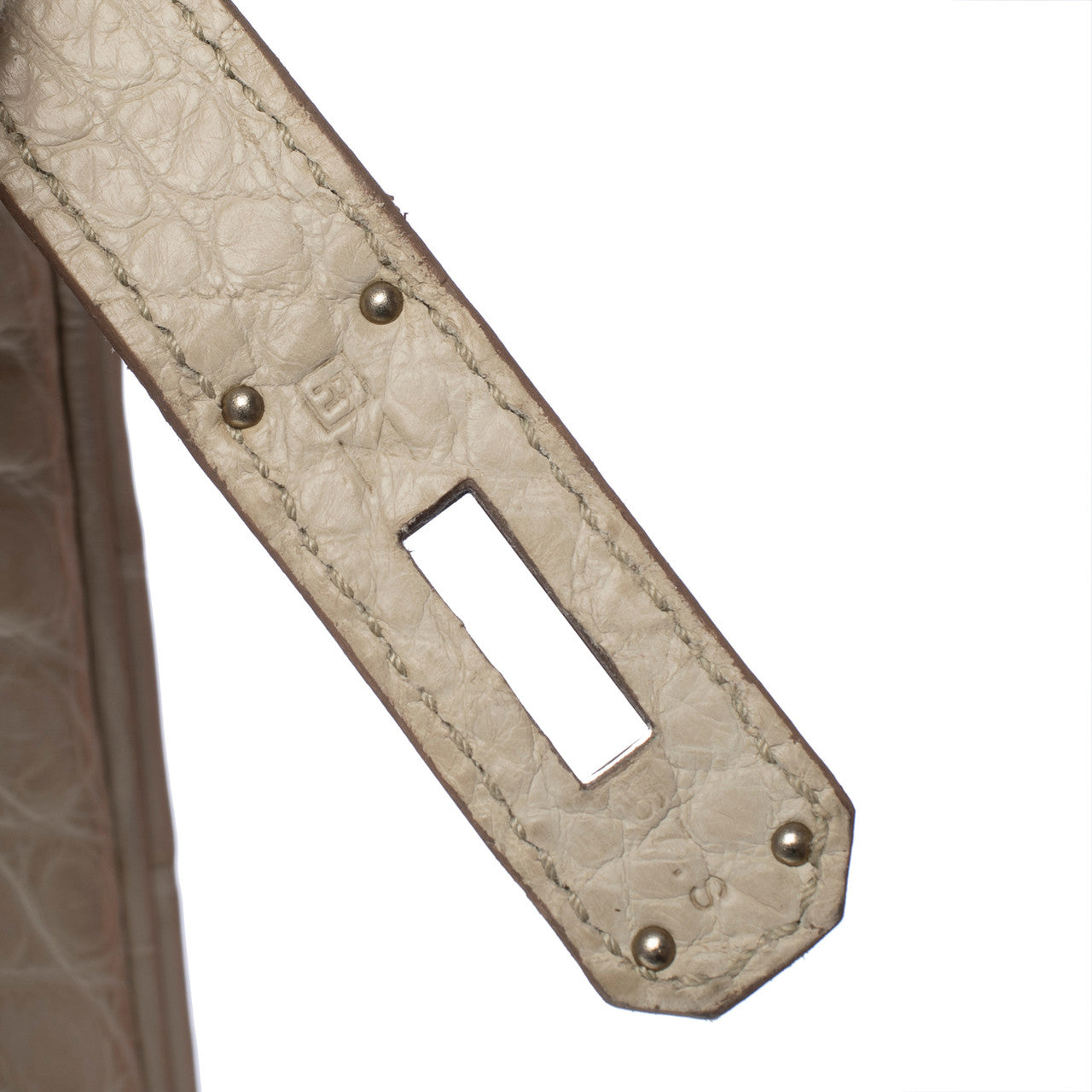 Sac HERMES Birkin 35 en Cuirs exotiques Beige - 103087
