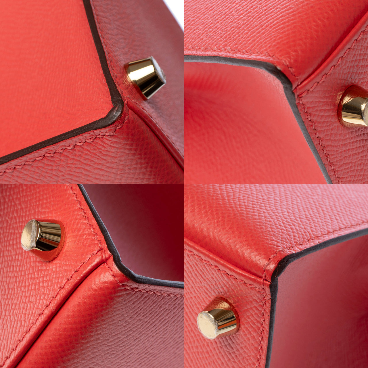 Sac HERMES Kelly 28 en Cuir Rose - 103086
