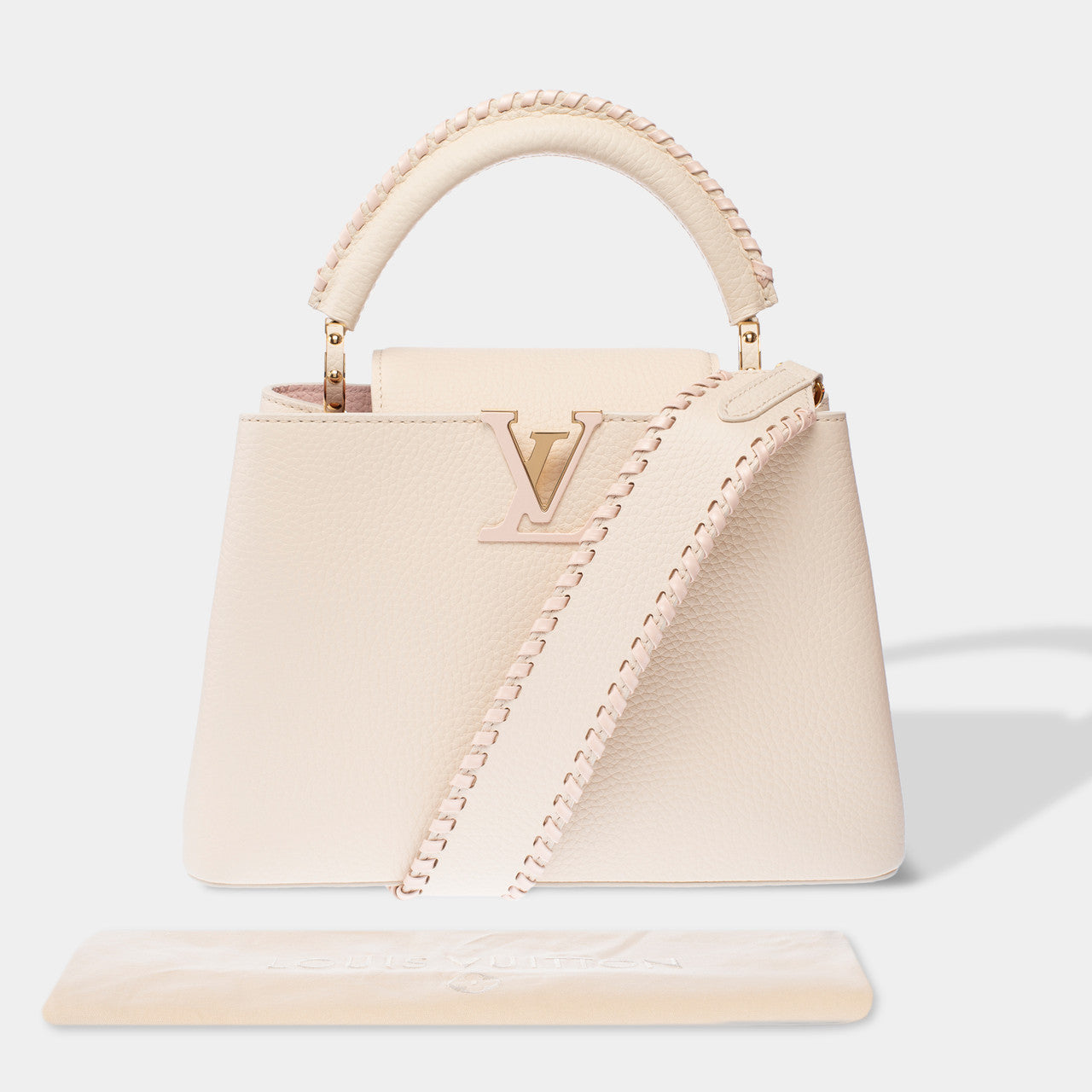 Sac LOUIS VUITTON Capucines en Cuir Rose - 103104