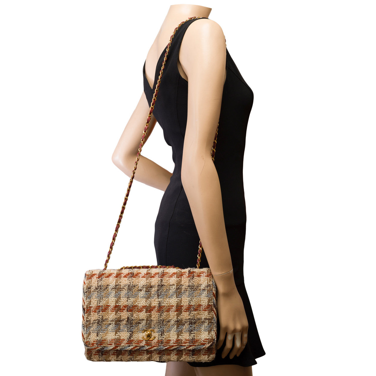 Sac CHANEL Timeless/Classique en Tweed Multicolor - 103081