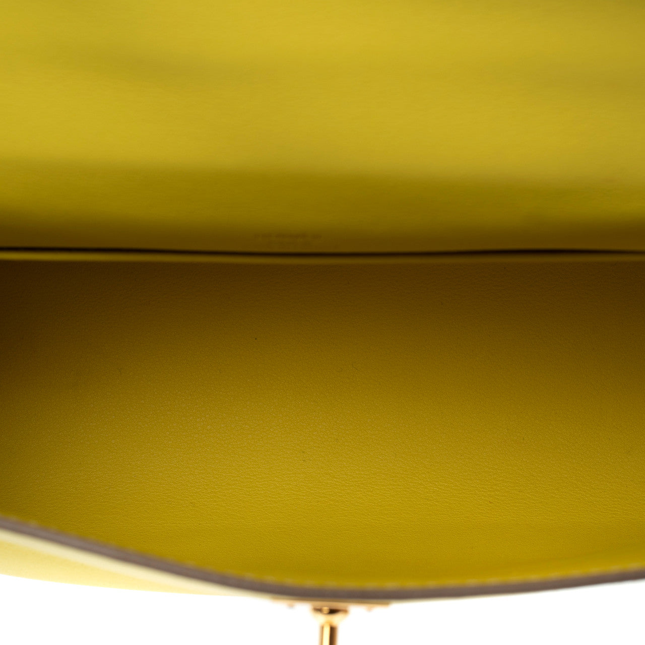 Sac HERMES Kelly Mini en Cuir Jaune - 103116