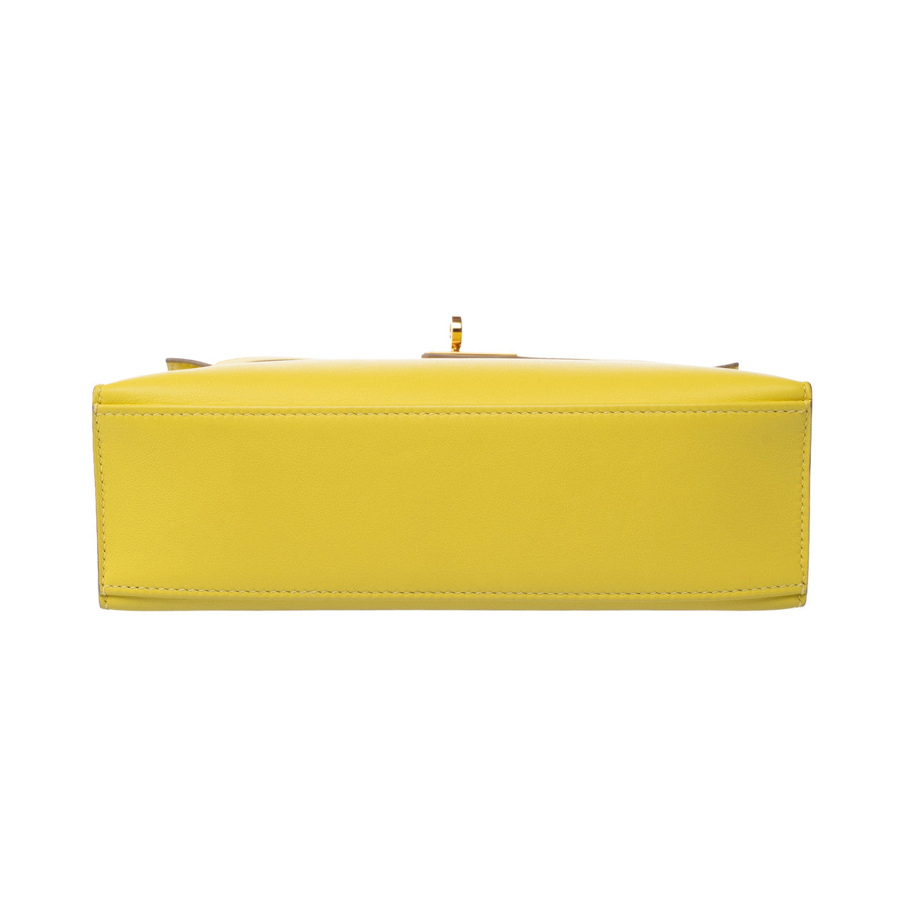 Sac HERMES Kelly Mini en Cuir Jaune - 103116
