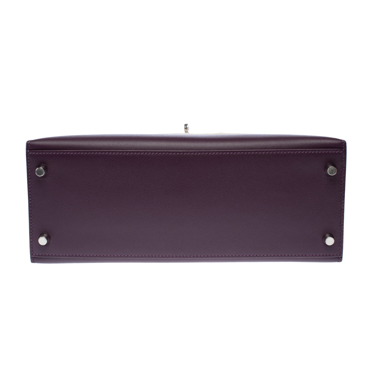 Sac HERMES Kelly 28 en Cuir Violet - 103085