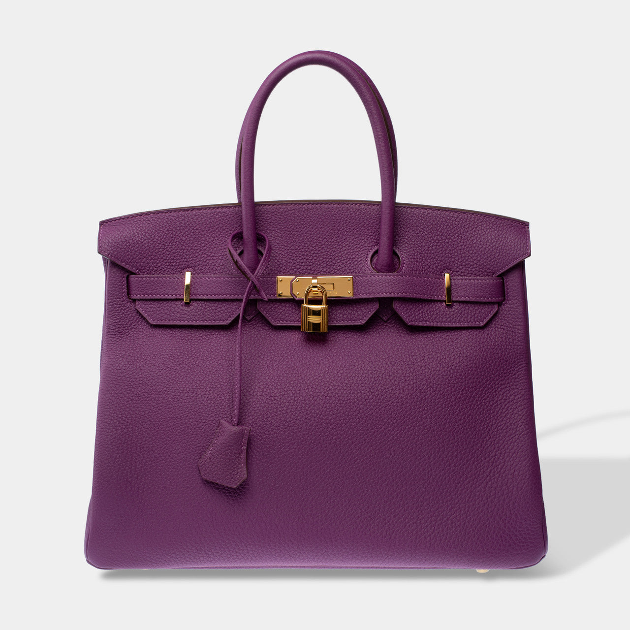 Sac HERMES Birkin 35 en Cuir Violet - 103110