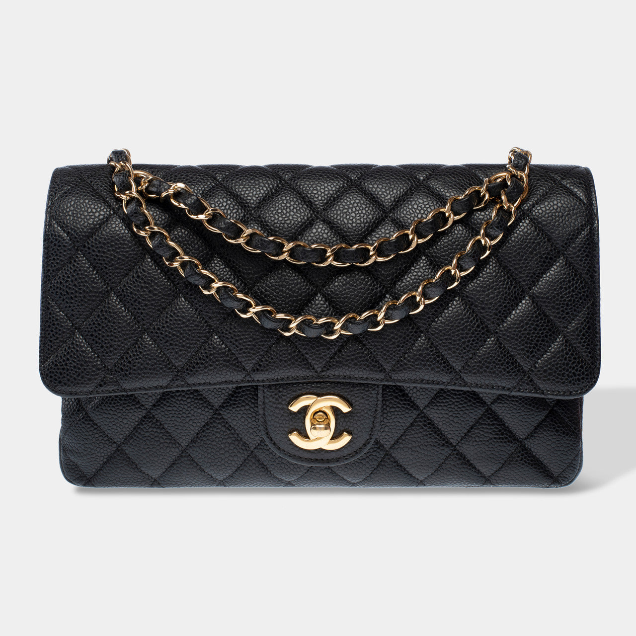 Sac CHANEL Timeless/Classique en Cuir Noir - 103108