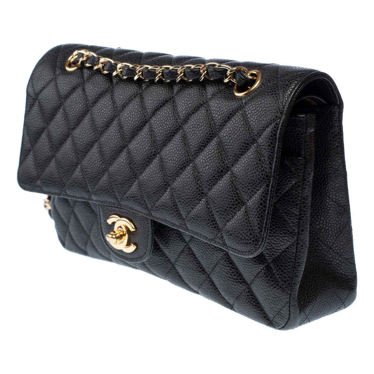 Sac CHANEL Timeless/Classique en Cuir Noir - 103108