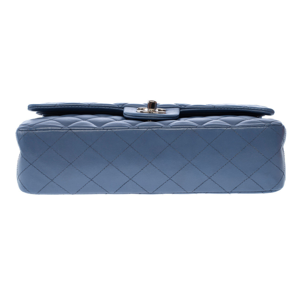 Sac CHANEL Timeless/Classique en Cuir Bleu - 103058