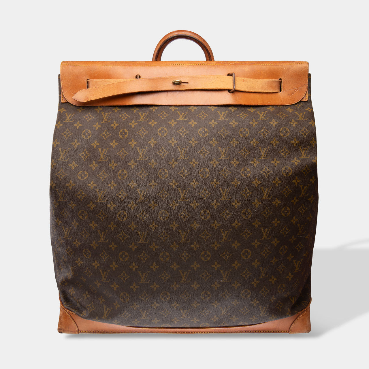 Sac LOUIS VUITTON Steamer en Toile Marron - 103089
