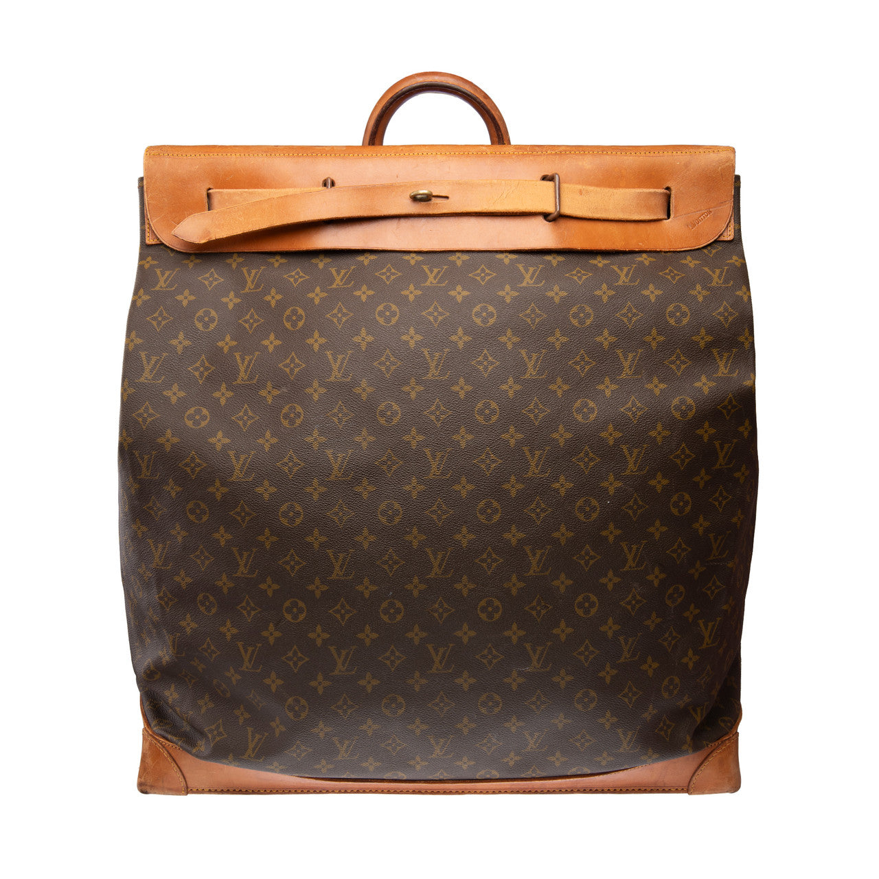 Sac LOUIS VUITTON Steamer en Toile Marron - 103089