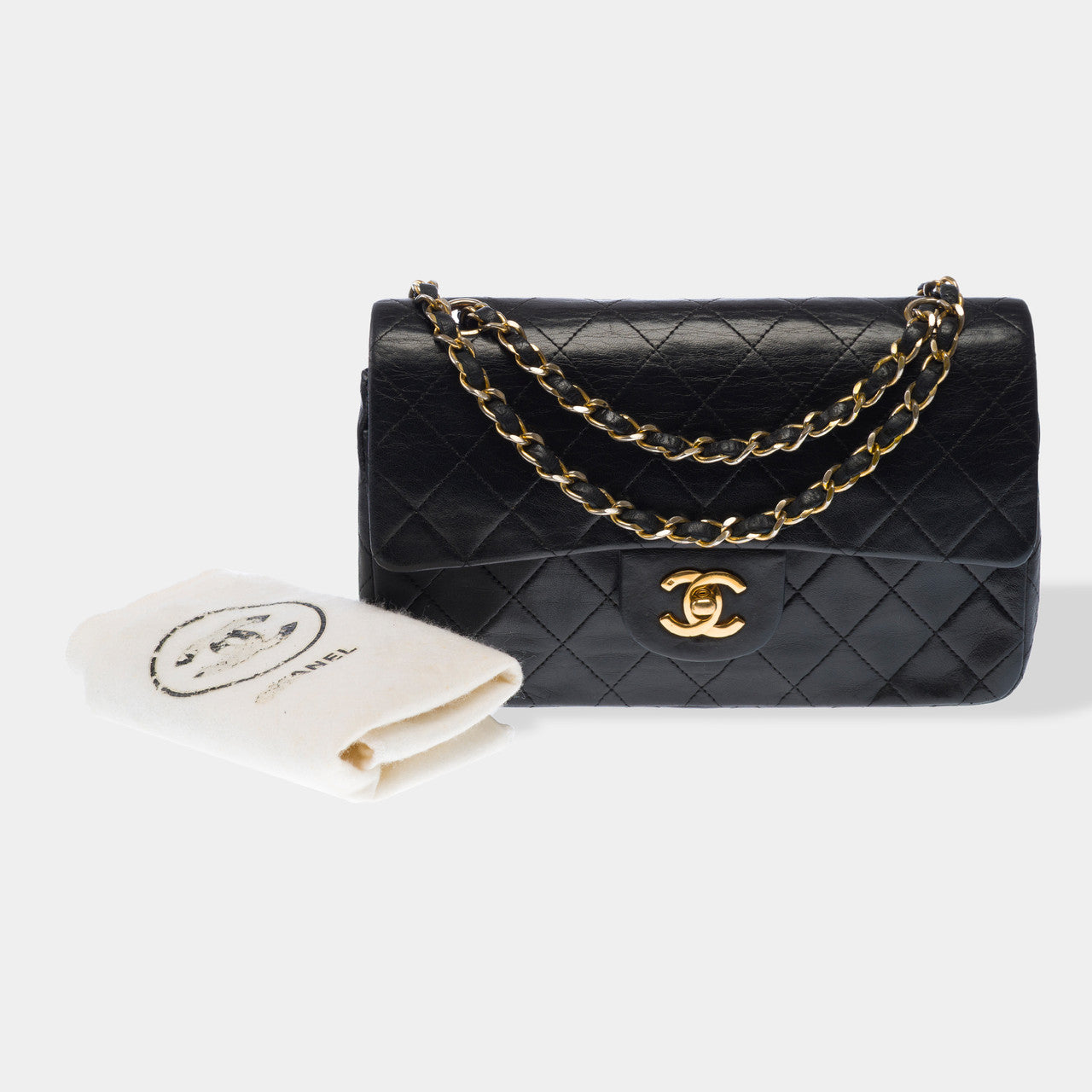 Sac CHANEL Timeless/Classique en Cuir Noir - 102936