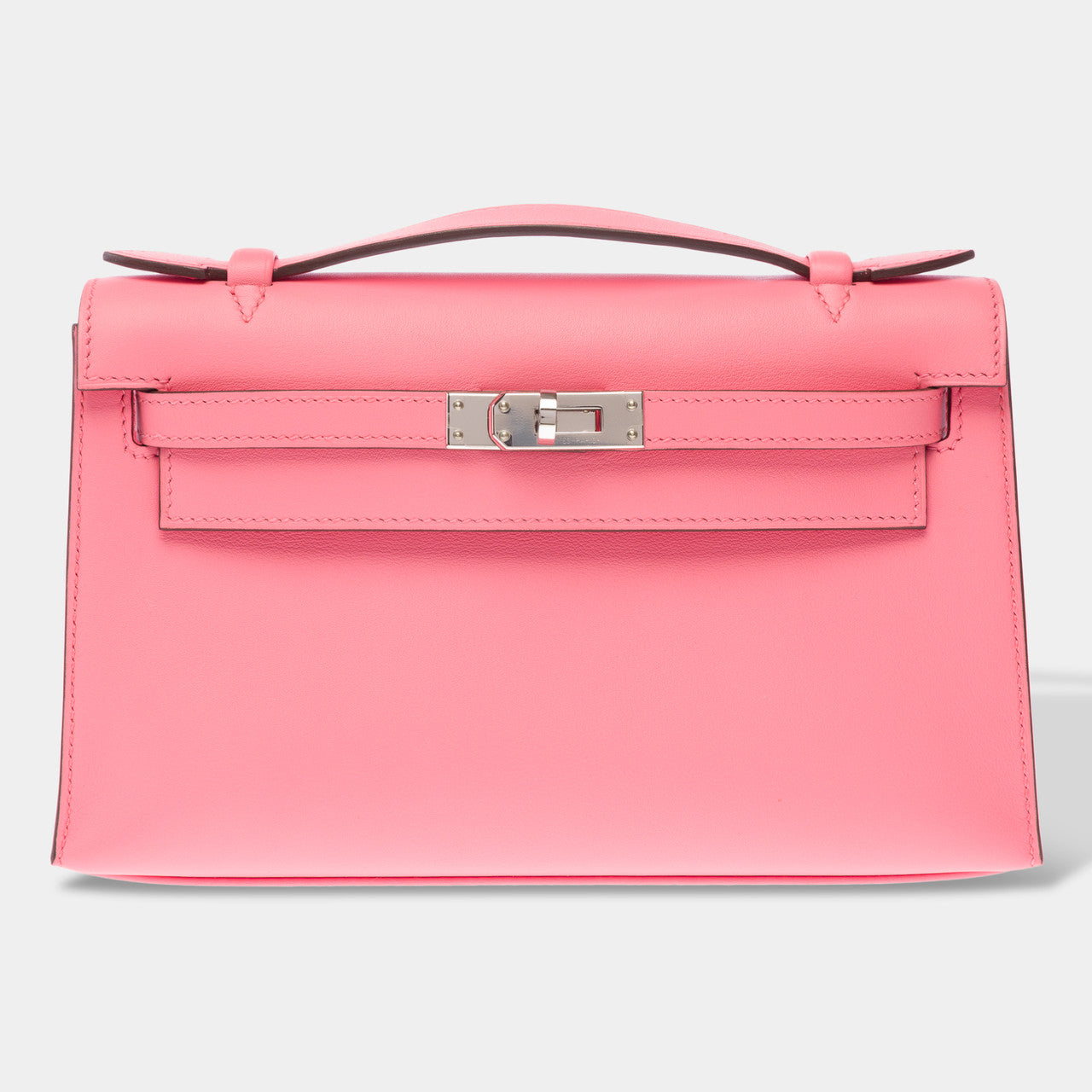 Sac HERMES Kelly Mini en Cuir Rose - 103132