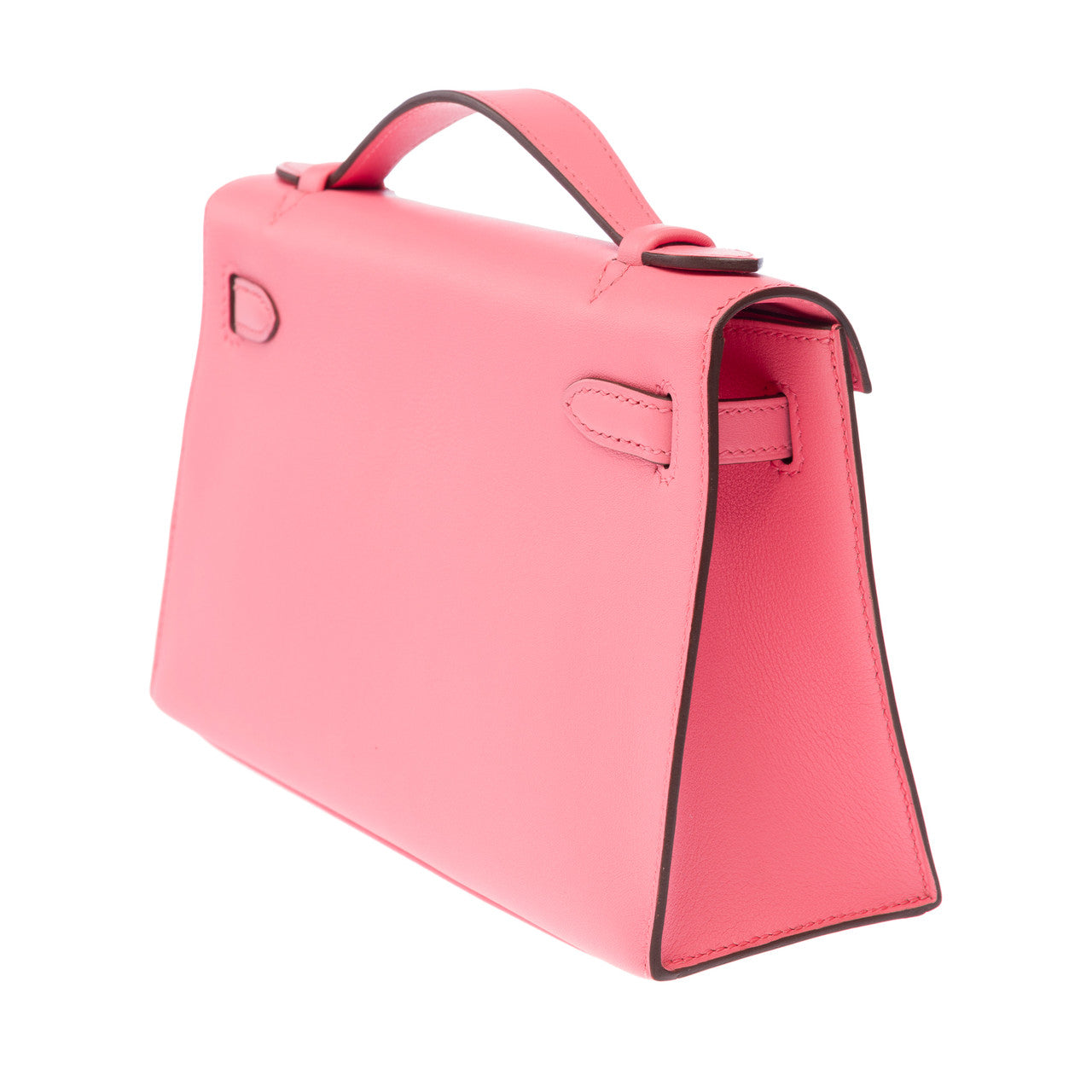 Sac HERMES Kelly Mini en Cuir Rose - 103132