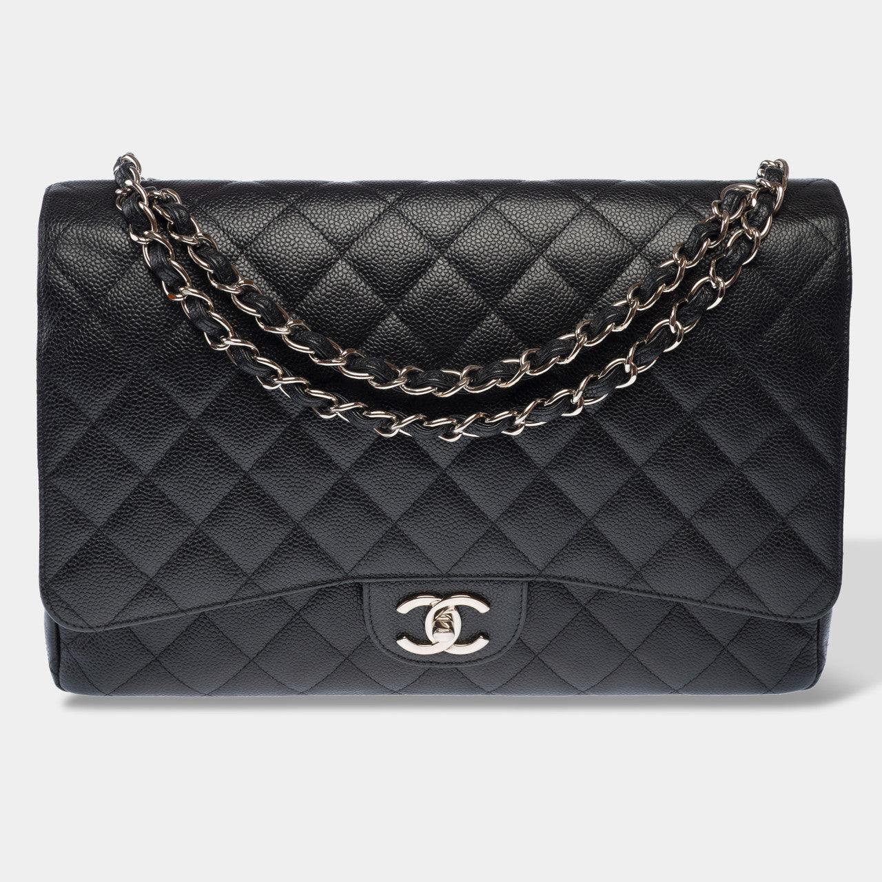 Sac CHANEL Timeless/Classique en Cuir Noir - 103130