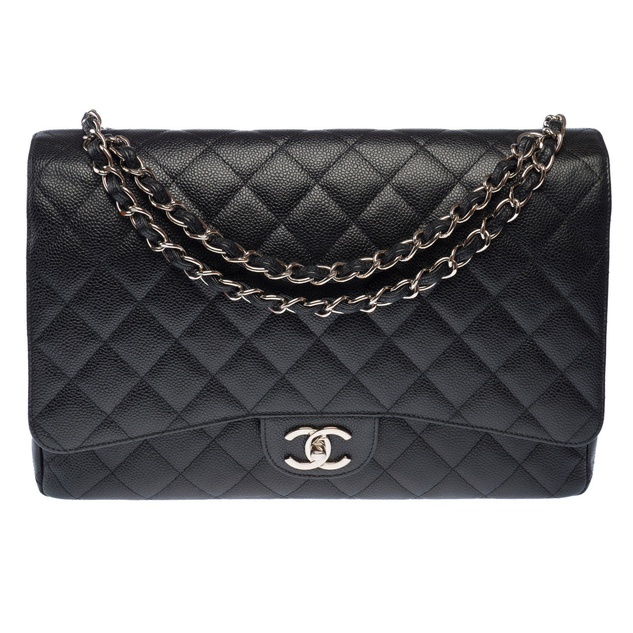 Sac CHANEL Timeless/Classique en Cuir Noir - 103130