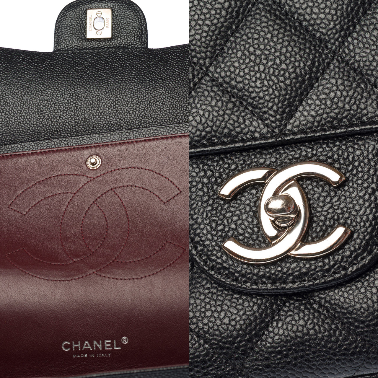 Sac CHANEL Timeless/Classique en Cuir Noir - 103130