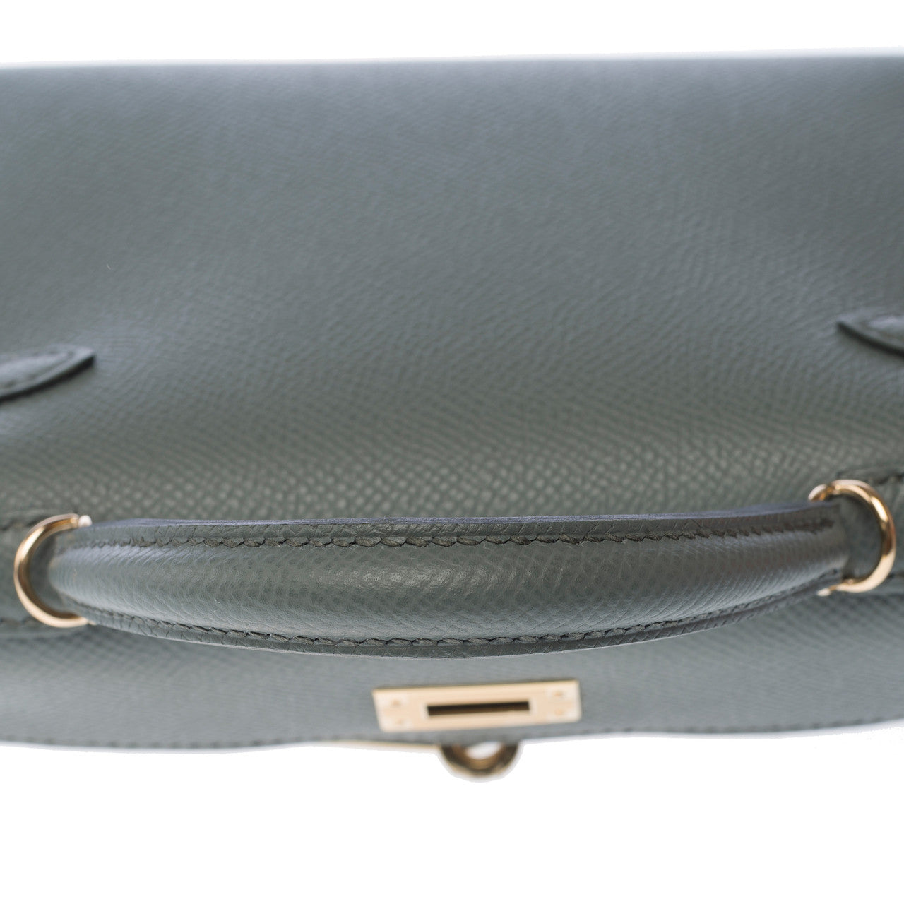 Sac HERMES Kelly Mini en Cuir Vert - 103147