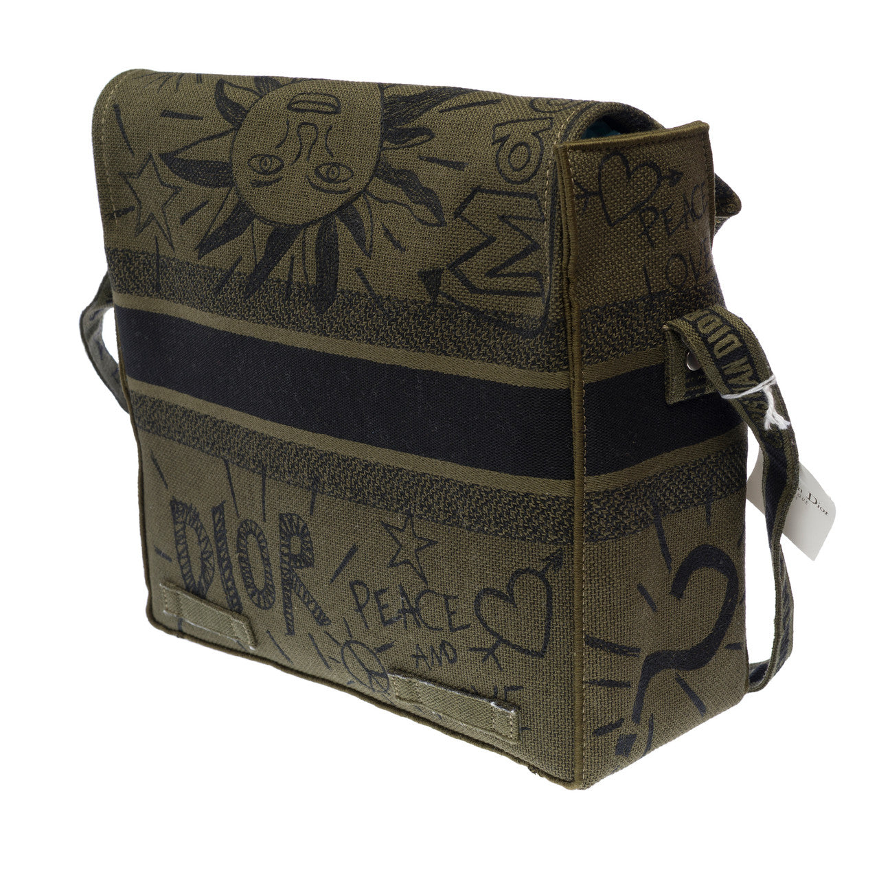 Sac DIOR en Toile Vert - 103125