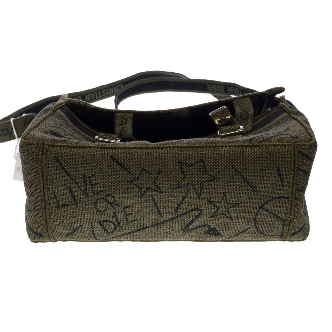 Sac DIOR en Toile Vert - 103125