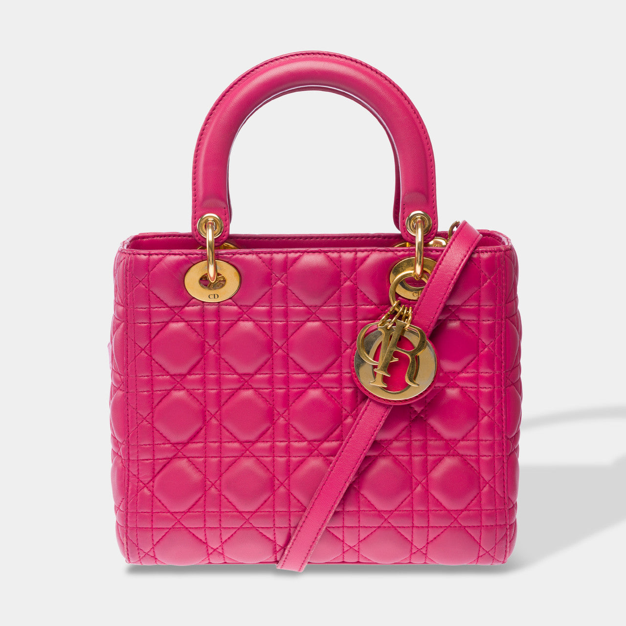 Sac DIOR Lady Dior en Cuir Rose - 103127