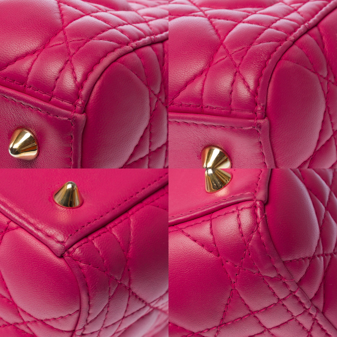 Sac DIOR Lady Dior en Cuir Rose - 103127