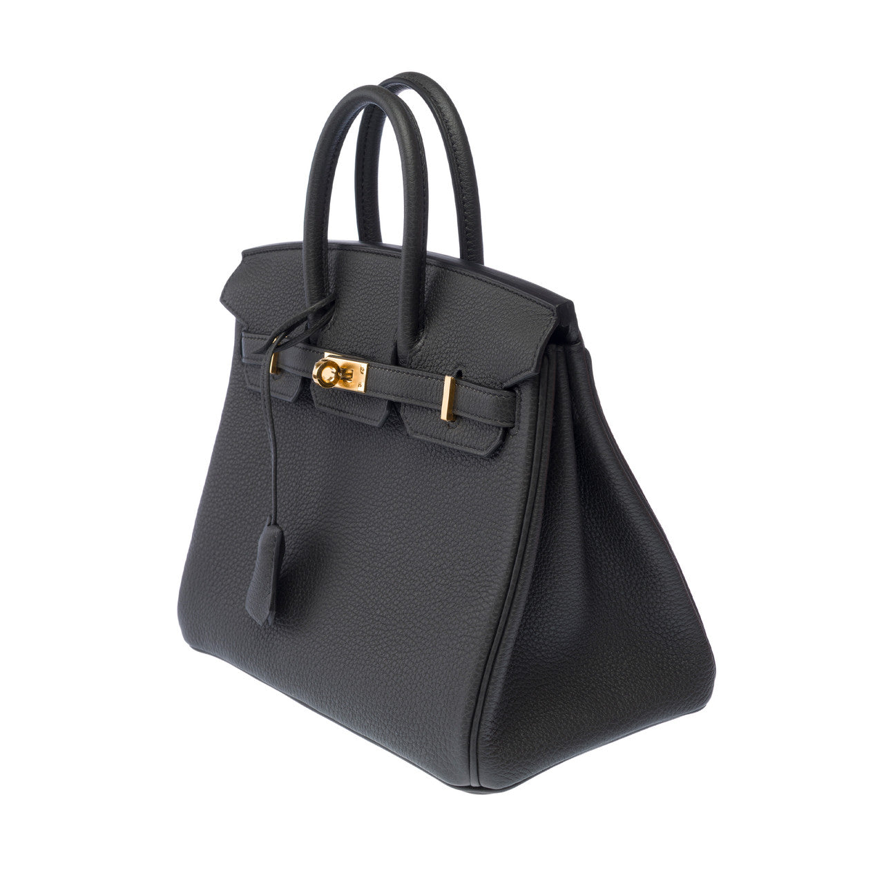 Sac HERMES Birkin 25 en Cuir Gris - 103145