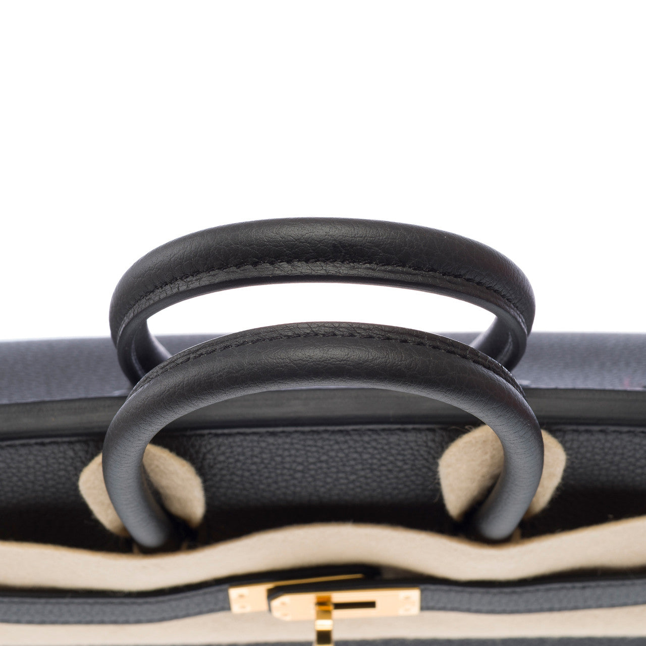 Sac HERMES Birkin 25 en Cuir Gris - 103145