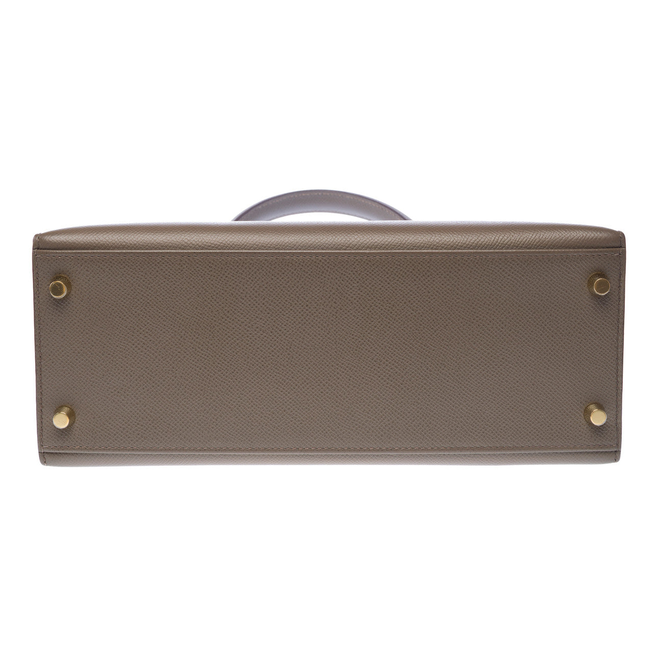 Sac HERMES Kelly 28 en Cuir Gris - 103124