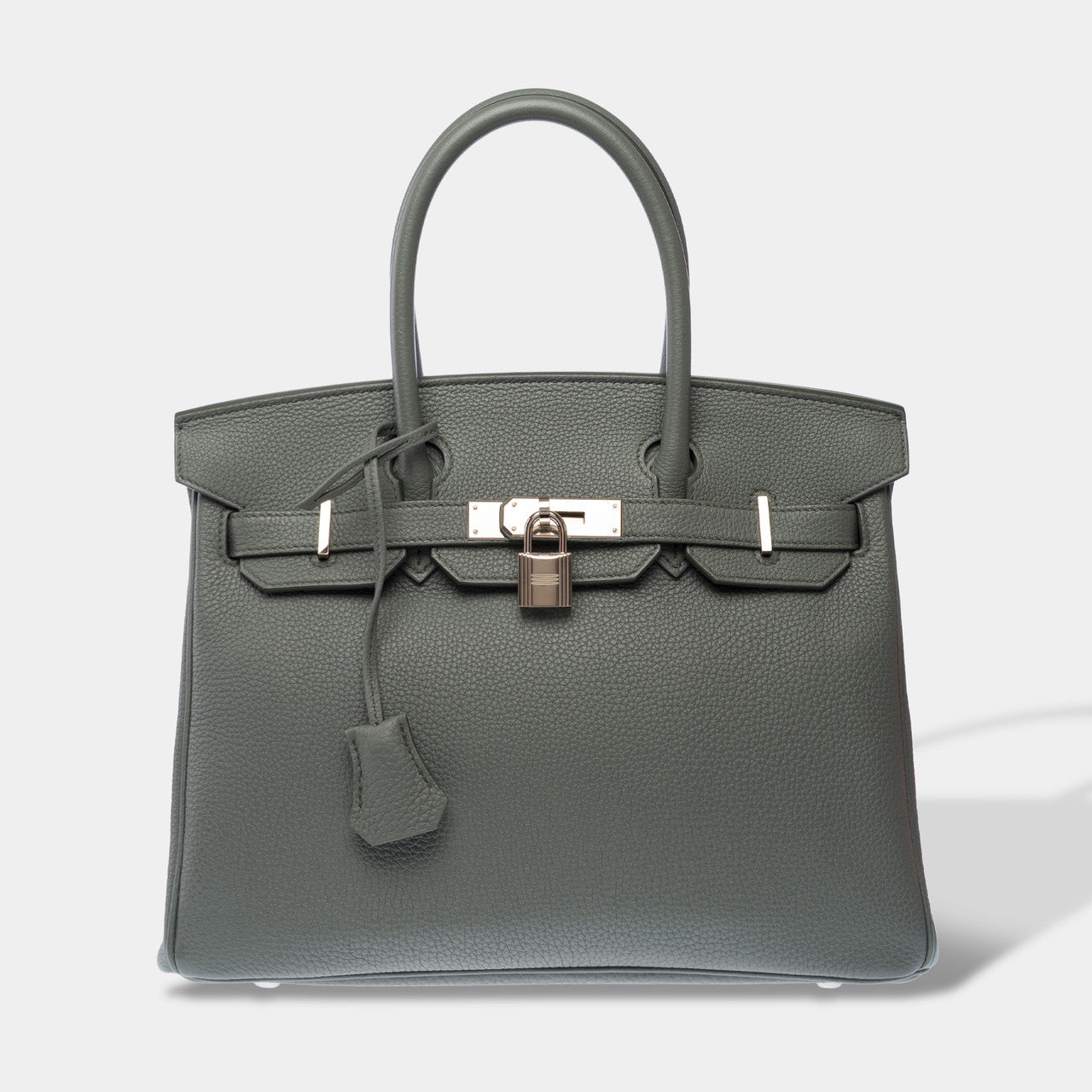 Sac HERMES Birkin 30 en Cuir Vert - 103149