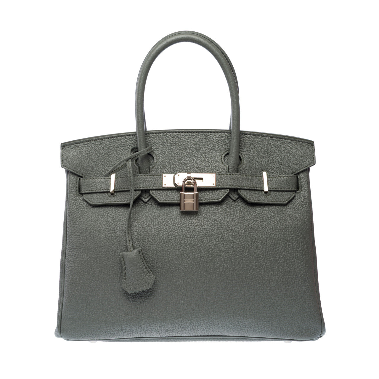 Sac HERMES Birkin 30 en Cuir Vert - 103149