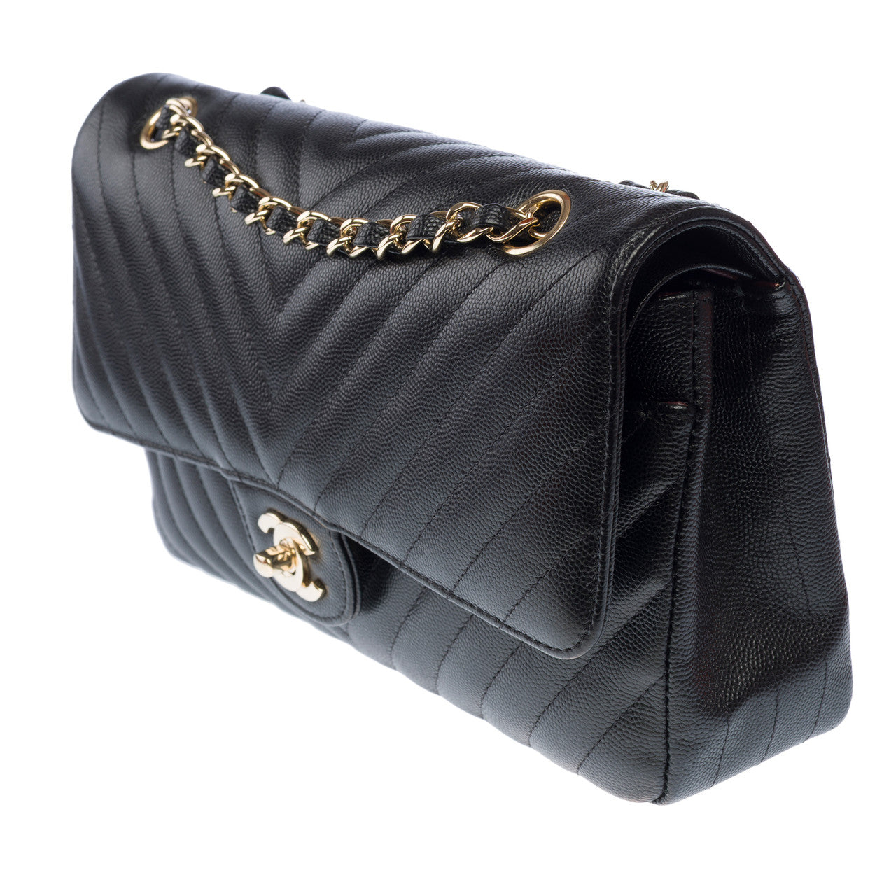 Sac CHANEL Timeless/Classique en Cuir Noir - 103131