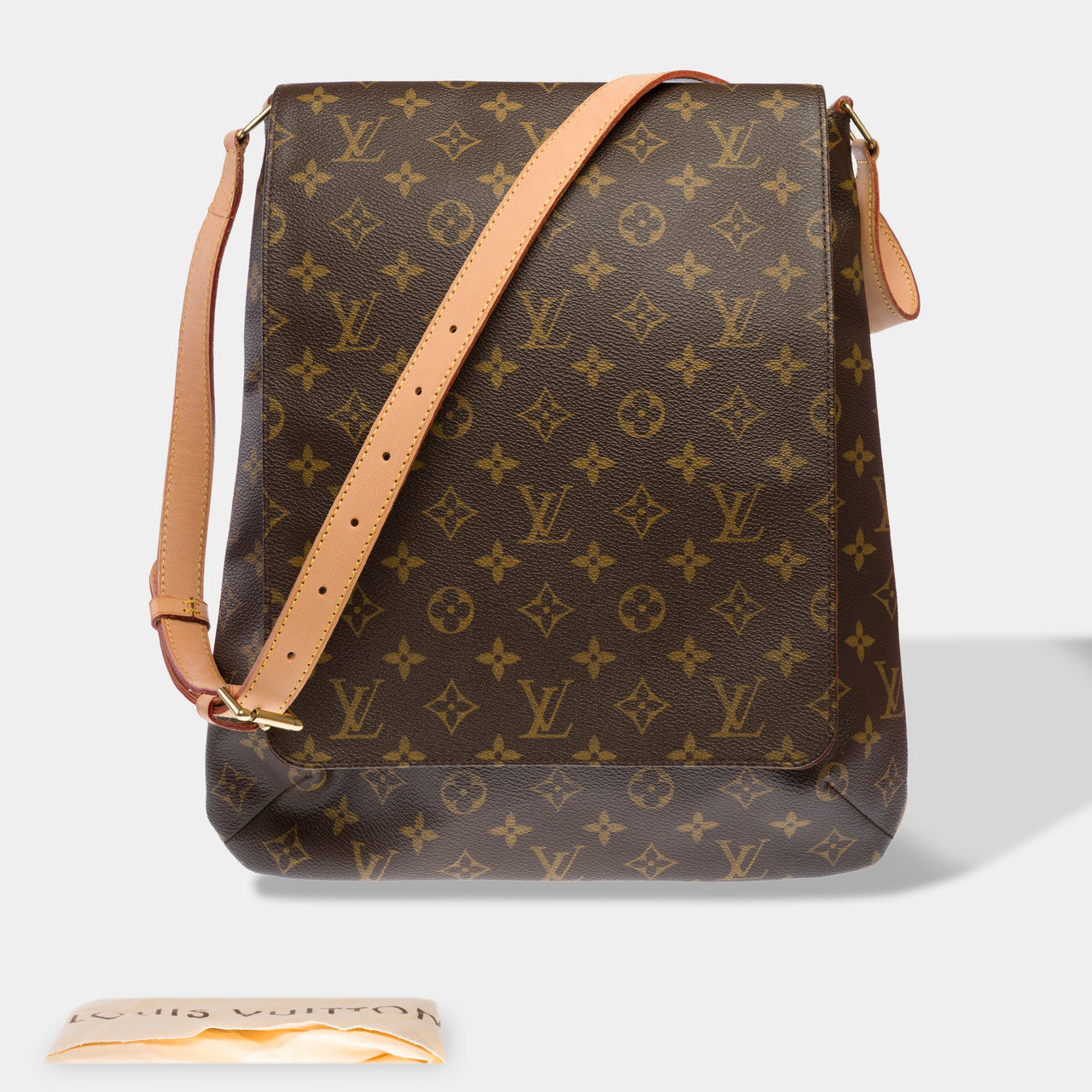 Sac LOUIS VUITTON Musette en Toile Marron - 103134