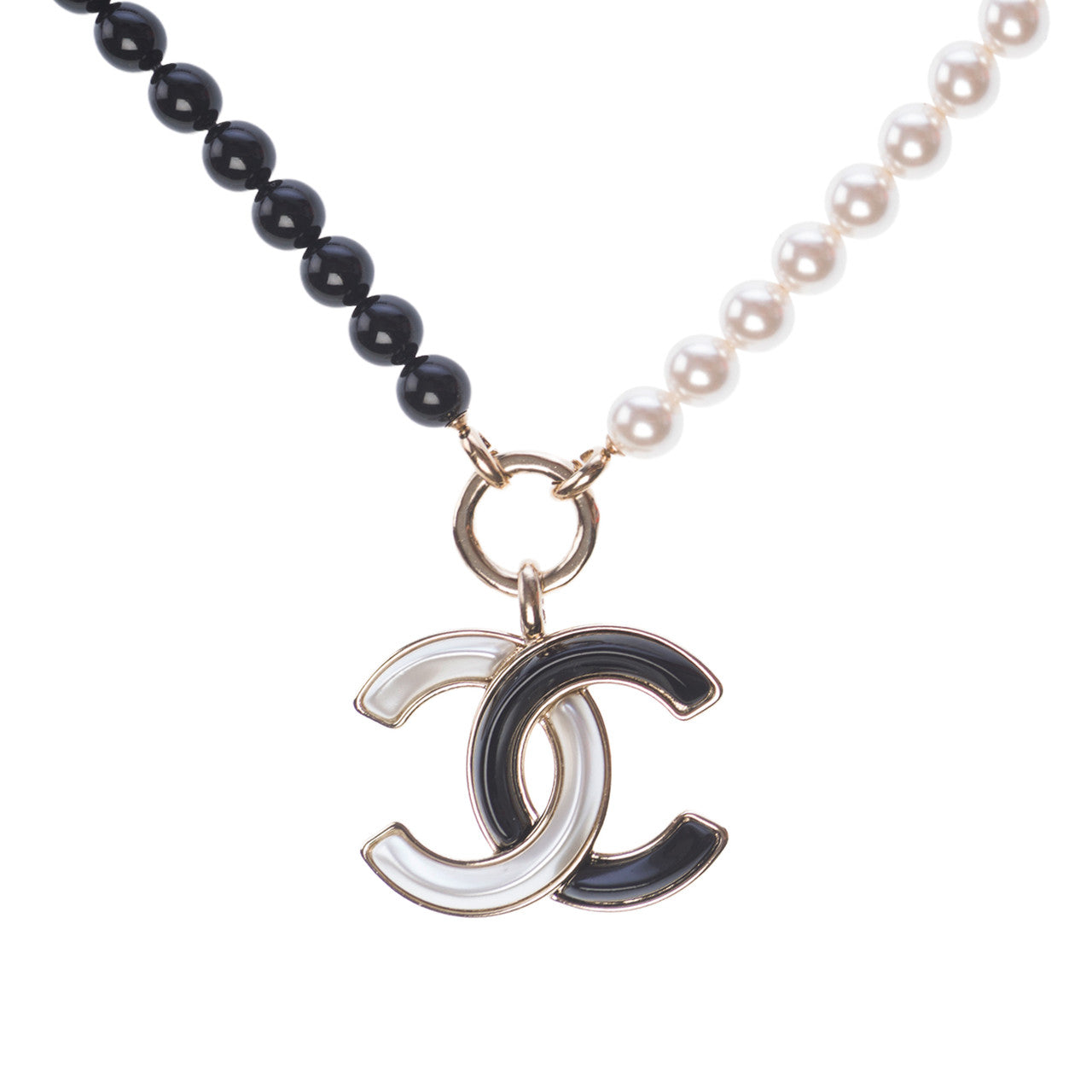 Bijoux CHANEL CC en Perle Noir - 103118