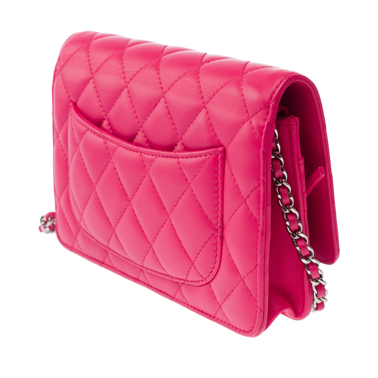 Sac CHANEL Wallet on Chain en Cuir Rose - 103069