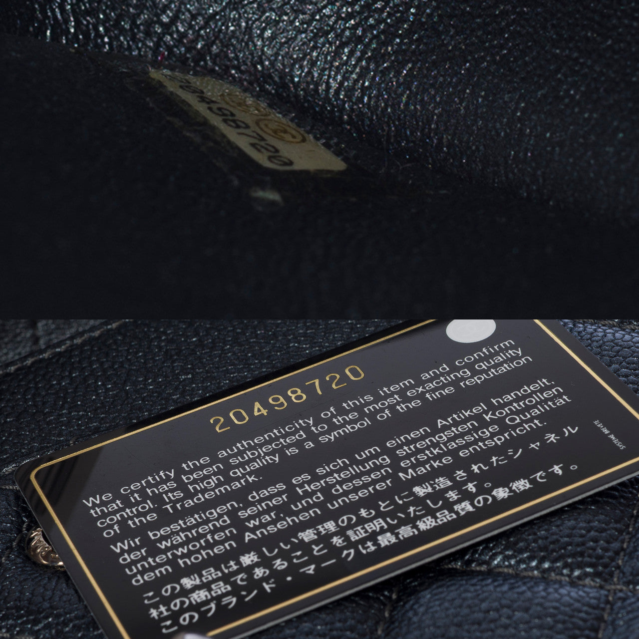 CHANEL Timeless/Classique Bag in Grey Leather - 103165